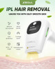 Xsoul At Home Ipl Hair Removal For Women And Men Permanent Hair Removal 999 999 Flashes Painless Hair Remover On Armpits Back Legs Arms Face