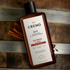 Cremo Bourbon And Oak Barber Grade 2 In 1 Shampoo And Conditioner 16 Fl Oz 2 Pack A Sophisticated Blend Of Distiller S Spice Fine Bourbon