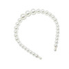 Aisibo Pearl Headbands For Women Elegant Bling Bridal Hair Hoop Hairpins Barrette Styling Wedding Hair Accessories For Birthday Valentines