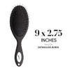 Detangling Brush Safe For Hair Extensions By The Hair Shop 909 Ergonomic Detangler Brush For Dry Or Wet Hair Combs Glides Thru Natural Curly