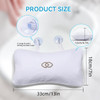 Yuet Anti Slip Non Slip Bathtub Pillow Home Spa Bath Inflatable Cushion Head Neck Back Shoulders Rest Relax Suction Cup Bathroom Support For