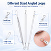 Menoly Pimple Popper Tool Kit 10 Pcs Blackhead Remover Tool Zit Popper For Blemish Pimple Comedone Extractor Acne Tool For Blackheads Acnes