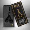 Brv Men Rounded Tip Small Trim Scissors For Men 4.2 High Carbon Stainless Steel Nose Hair For Men Professional Grooming Scissors For Beard