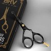 Brv Men Rounded Tip Small Trim Scissors For Men 4.2 High Carbon Stainless Steel Nose Hair For Men Professional Grooming Scissors For Beard