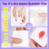 Nxj Infilila Lint Free Nail Wipes 540Pcs Non Woven Fabric Dry Nail Prep Wipes Super Absorbent Nail Polish Remover Wipes Lash Extensions Glue
