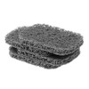 Snowkingdom 4 Pack Gray Soap Saver For Bar Soaps Draining Lift Pad 2.9 X 4.5 Pvc Non Bpa Non Slip Durable