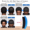 Hair Brush For Men Medium Hard 360 Wave Brush Boar And Nylon Curved Palm
