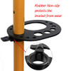 Alileader Adjustable Multifunctional Wig Tray For Wig Stand Tripod Black