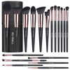 BS-MALL Makeup Brushes Kit  Professional Synthetic Makeup Tools with Travel Case, Includes Foundation, Powder, Concealer, Lip & Eyeshadow Brushes +