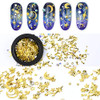 Meilinds Gold Nail Studs Gems Sparkle Rhinestones Metal Rivets Charms Hollow Moon Star Nail Charmsshaped Artificial Pearls Diy 3D Nail Art