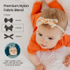 Copper Pearl Baby Bows Headbands For Baby Girls Newborn Headband Bows Infant Hair Bows For Baby Girl Nylon Baby Girl Bows And Headbands Plum