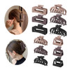 12 Pack Hair Claw Clips include 4.1 inch Large Clip and 2 inch Small Clip for Thick Thin Hair, Strong Hold jaw clip Big Non-slip Matte Hair Clips for