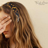 Parcelona French Wide 3 Per 4 Cellulose Acetate Headband Women Hair Accessories Made In France Savana 3 Per 4