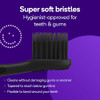 Burst Genuine Replacement Heads For Original Sonic Toothbrush Black