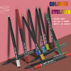 Kaiqikaixi 12 Kinds Of Color Eyeliner Pen Eyebrow Eye Shadow Pencil Lip Line Pen Eyelid Pad Pencil Makeup Set Tool 12Pcs Multicolor