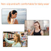 Willbond 6 Plastic Thin Headbands Black Classic