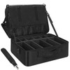 Relavel Extra Large Makeup Case Makeup Artist Set Bag Professional Cosmetic Organizer Bag Storage Box With Makeup Brush Holder Adjustable