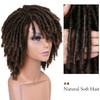 Hanne Dreadlock Wig Short Twist Braided Wigs For Black Women And Men