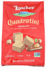 Loacker Quadratini Hazelnut Wafer Cookies 30 Percent Less Sugar Premium Crispy Bite Size Wafers With Hazelnut Cream Filling Resealable
