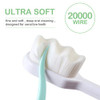 Easyhonor Extra Toothbrush For Sensitive Gums Micro Fur Manual Toothbrush With 20000 Soft Floss Bristle For Pregnant Women Elderly Braces