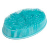 Dnc Exfoliating Silicone Body Scrubber Shower Bath Body Brush Loofah Easy To Clean Lathers Well Eco Friendly Long Lasting Blue