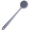 Dnc Silicone Back Scrubber For Shower Bath Body Brush With Long Handle Gray