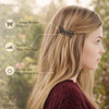 Insowni 30 Pack 15 Pairs Small Cute Decorative Bronze Metal Vintage Alligator Hair Clips Retro Barrettes Bobby Pins Leaf Flower Butterfly