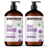 Everyone 3 In 1 Body Wash Bubble Bath And Shampoo Vanilla Lavender 2 Pack