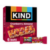 Kind Healthy Snacks Bars Cranberry Almond Gluten Free High Fiber Snacks 5G Protein 6 Count