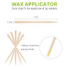 1200 Pack Wooden Waxing Sticks Small Wax Spatulas Applicator Sticks