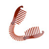 2Pcs Plastic Flexible Interlocking Banana Clip And 2Pcs Rhinestone Circular Zig Zag Head Tooth Hair Hoop Hairband For Women Hair Accessories