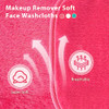 Makeup Remover Cloth 6 X 6 Make Up Towels Reusable Face Cloth For Washing Face Makeup Remover Pads Microfiber Face Washcloth With Mesh Bag