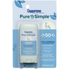 Coppertone Pure And Simple Mineral Face Sunscreen Stick Spf 50 0.49 Oz