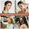 Willbond 9 Pcs Rhinestone Headbands For Women Thin Bling Headbands 9 Colors