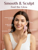 Rena Chris Gua Sha Facial Tools Rose Quartz Guasha Tool For Acupuncture Manual Massage Tool For Jawline Sculpting And Puffiness Reducing Gua