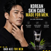 Bad Ace Charcoal Face Scrub For Men Exfoliating Facial Wash For Oily Skin