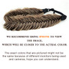 Diguan Wide Fishtail 2 Strands Synthetic Hair Braided Headband Classic Chunky Plaited Braids Elastic Stretch Hairpiece Women Girl Beauty
