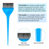 Boao 6 Pcs Hair Dye Brush Color Applicator Brush For Hair Salon 6 Colors