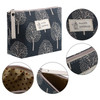 Boao 4 Pcs Small Cosmetic Bags For Purse Small Arrow Plaid Tree Leave