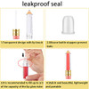 Blulu 20 Pieces Pencil Empty Lip Gloss Tubes Containers Clear Mini Refillable Lip Balm Tubes Cute Pencil Shaped Oil Bottles For Graduation