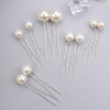 Aimimier Bridal Faux Pearl Hair Pins 10 Pcs Large Ivory Faux Pearl Bobby Pins Wedding Hair Piece Prom Party Festival Hair Accessories For