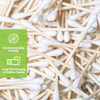 Bamboo Cotton Swabs 500 Count Eco Friendly And Pure Cotton Buds Double Tipped Sticks 100 Percent Plant Based And Natural Perfect For Makeup