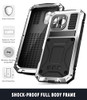 Simicoo Compatible with iPhone 16 Pro Max Metal Case with Screen Protector Camera Protector Military Rugged Heavy Duty Shockproof Case with Metal Kic