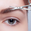 Mudder 3 Curved Manicure Scissors For Eyebrow Eyelash Stainless Steel