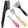 Selftek 4 Pack Hair Brush Cleaning Tool For Removing Hair And Dust Home Or Salon Use