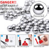 200 Pieces Nail Polish Mixing Agitator Balls Stainless Steel Rust Proof Paint Mixing Balls For Nail Polish Model Paints 6.25 Mm