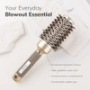 Round Brush For Blow Drying Nano Thermal Ceramic And Ionic Tech Hair Brush With Boar Bristles Professional Round Barrel Brush For Styling