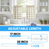 Zipglo Spring Tension Curtain Rods 17 28 Inch White 2 Pack