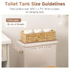 Storageworks Wicker Toilet Paper Basket Toilet Tank Basket For Bathroom