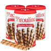 Pirouline Rolled Wafers Chocolate Hazelnut Rolled Wafer Sticks Original Signature Swirl Rolled Wafer Cookies 14 Oz 3 Pack